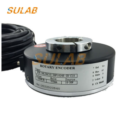 30mm 40mm Elevator Parts Rotary Encoder HTB-30L34C10-30F1024B-S8-C10