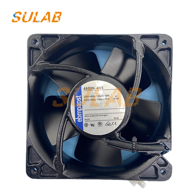 พัดลมแกนหมุน Ebmpapst 4650N-465 AC 230V 160m³/h สำหรับอะไหล่ลิฟต์