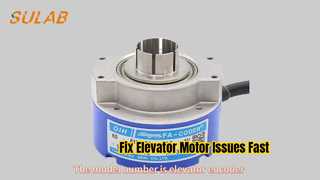 Tamagawa TS5246N479 ตัวเข้ารหัสโรตารีเพลากลวง OIH60‑8192P24‑L6‑5V สำหรับลิฟต์ PMSM Traction Motor