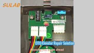 สถานีเรียกลิฟต์ห้องโถง OTIS พร้อมจอแสดงผล LED และปุ่มกดสำหรับอะไหล่ควบคุมการโทรบนพื้น XA