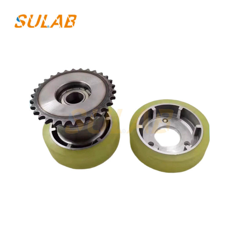 Mitsubishi Escalator Friction Wheel 132*35*44 Handrail Drive Wheel YS011C272G01 Pressure Wheel Original