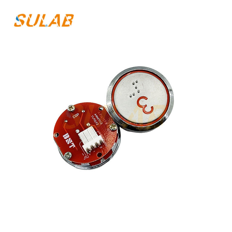 Elevator Push Button A4N47113 Metal Button With Braille For Hyundai Elevator Spare Part