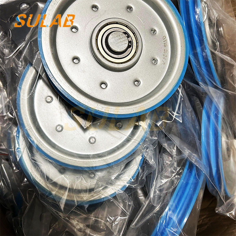 Otis Door Hanging Wheel Elevator Hanger Roller With Mounting Base Elevator Spare Parts