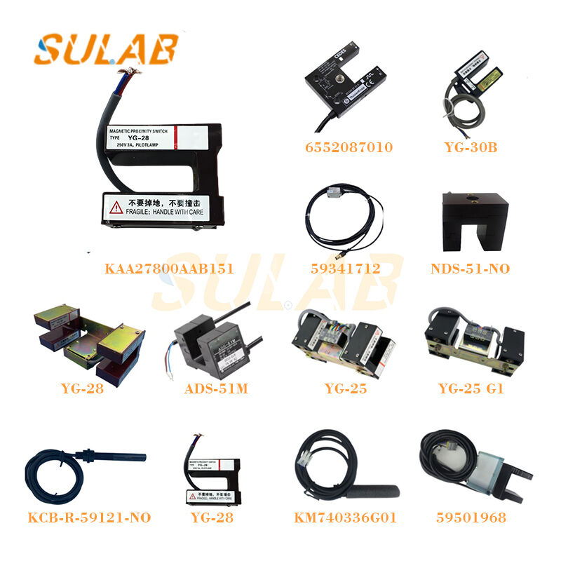Mitsubishi YG-28 Magnetic Induction Leveling Sensor for Accurate Elevator Leveling with Pulse Signal Generation