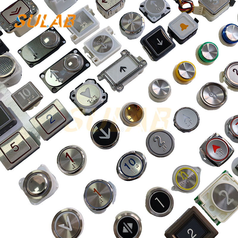 Original Mitsubishi Elevator Door Button LHB-055AG01 with Backlight Tactile Feedback and Dustproof Moisture-Proof Design