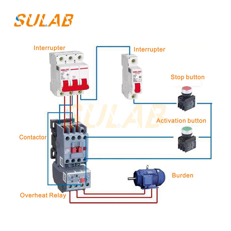 Sulab 3RH2 Auxiliary Contactor 2NO+2NC AC110V For Elevator Control Signal Switching Spare Part 3RH2122-2AF00