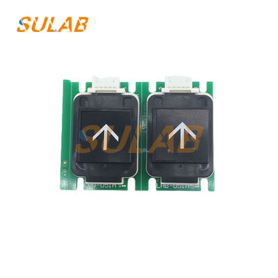 ปุ่มกดลิฟต์ Mitsubishi ดั้งเดิม LHB-051A อะลูมิเนียมอัลลอยด์เกรดการบิน พร้อมพื้นผิวอะโนไดซ์ และแผงวงจรทนต่อการสึกหรอ