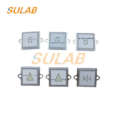 KONE 863223H03 ปุ่มลิฟท์กระเป๋าเหล็กไร้ขัด พร้อมแสง LED และผิวที่สามารถปรับแต่งได้