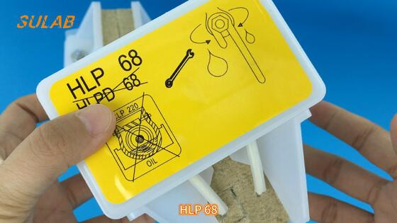 SC Elevator Oil Cup HLP 68 ∙ ABS พลาสติก Rail Lubricator with 3CM Wide Opening สําหรับรถยนต์และคอนเตอร์เวย์ Guide Rails