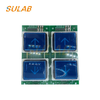 Mitsubishi Lift Button Board LHB-006B Car Command PCB พร้อมการสัมผัสป้องกันอุบัติเหตุและการวินิจฉัยเองสําหรับ Lift ซีรี่ย์ GPS