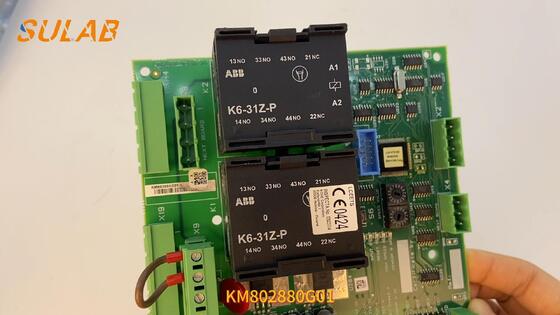 KONE Elevator Drive Board KM802880G01 โมดูลควบคุมสําหรับการขับเคลื่อนเครื่องยนต์แรงดึงและการควบคุมความเร็ว