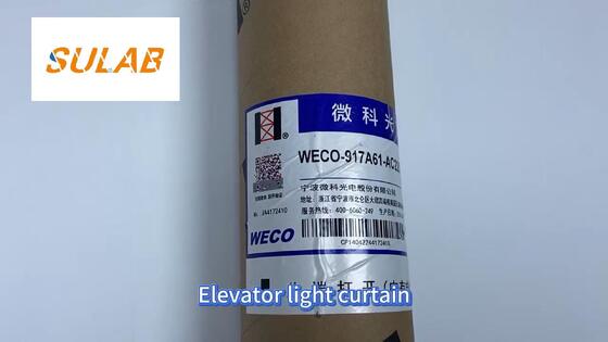 WECO ม่านแสงลิฟต์สำหรับประตูรถ Anti-Pinch Safety Protection อะไหล่ WECO 917A61-AC220V