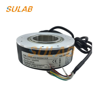 เครื่องปรับระดับความเร็วลิฟท์ที่ทนทาน เครื่องปรับระดับความเร็วลิฟท์ Rotary Lift Speed Sensor Encoder ส่วนสํารอง CHH90-40G1800BMC526