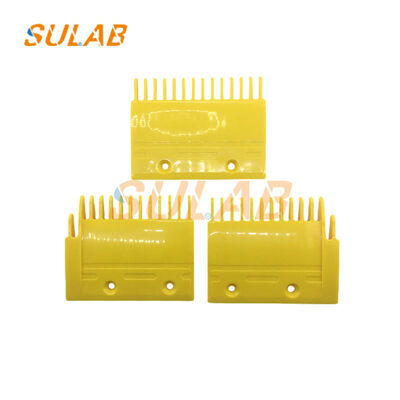 YS120B976 โลหะเหลืองเหลืองปูน ปลากัดลื่น Escalator comb กับรูปร่างฟันแม่นยําสําหรับความปลอดภัยของผู้โดยสาร